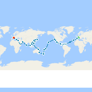 World Cruise from Genoa