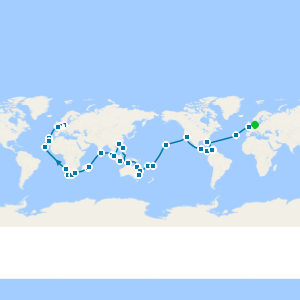 Full World Voyage from Hamburg
