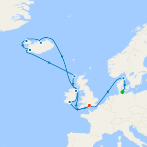 Iceland & British Isles from Kiel