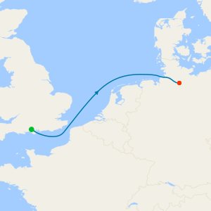 Southampton to Hamburg