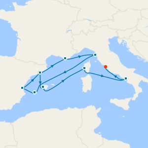 Italy, France & Spain from Barcelona