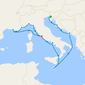 Adriatic & Western Mediterranean from Trieste