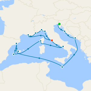 Adriatic & Western Mediterranean from Trieste