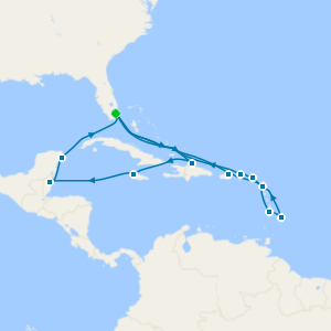 Western & Eastern Caribbean from Miami