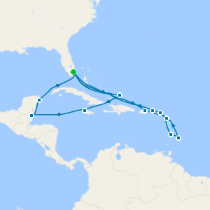 Western & Eastern Caribbean from Miami