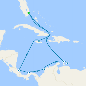Panama Canal with Costa Rica & Caribbean from Ft. Lauderdale