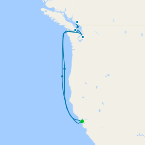 Pacific Northwest Coast from San Francisco
