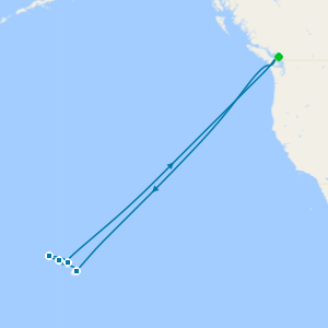 Hawaiian Islands from Vancouver