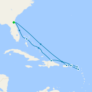 Caribbean with Dominican Republic & Bahamas from Jacksonville