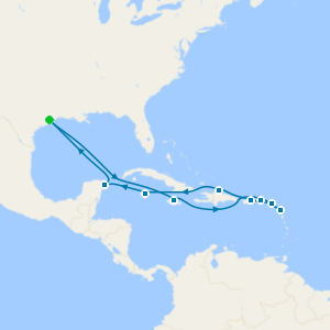 Caribbean with Cozumel & Dominican Republic from Galveston