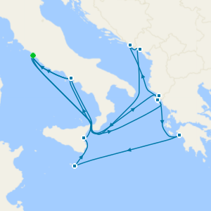 Mediterranean with Greece, Italy & Croatia from Rome
