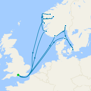 Norwegian Fjords & Scandinavia from Southampton