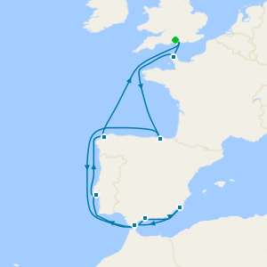 Spain, France & Portugal with Total Solar Eclipse from Southampton