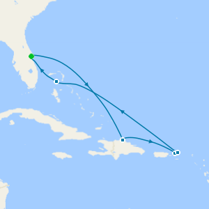 Caribbean with Great Stirrup Cay from Port Canaveral