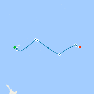 South Pacific from Fiji to Papeete