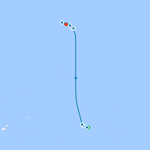South Pacific from Papeete to Honolulu