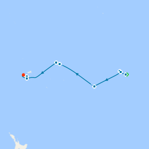 South Pacific from Papeete to Fiji