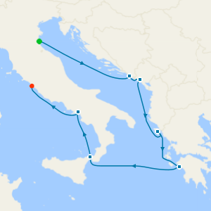 Italy, Greece & Croatia from Venice