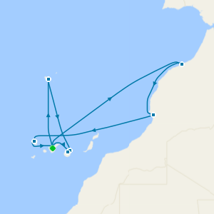 Spain, Portugal & Canary Islands from Tenerife