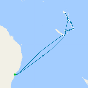 South Pacific Islands from Sydney