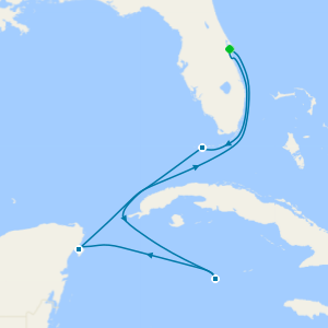 Key West, Mexico & Cayman from Port Canaveral