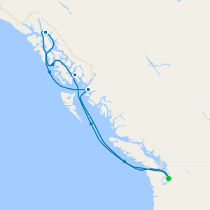 Seattle, Juneau & Canadian Coasts