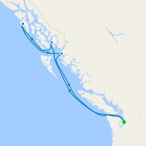 Alaskan Glacier Blues & Coastal Views from Seattle