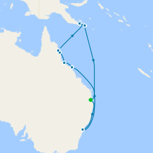 Papua New Guinea from Brisbane