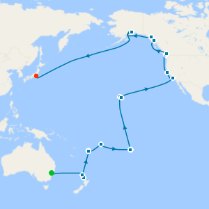 Circle Pacific from Sydney