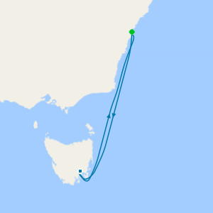 Tasmania from Sydney