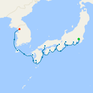 Asia from Tokyo to Seoul