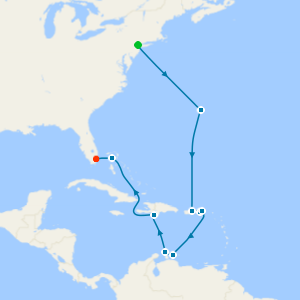 Caribbean from New York to Miami