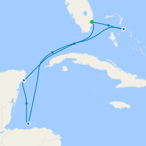 Western Caribbean with Mexico from Fort Lauderdale