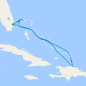 Eastern Caribbean with Bahamas from Fort Lauderdale