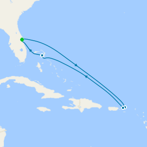 Eastern Caribbean from Port Canaveral