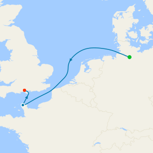 Short Break to Cherbourg from Hamburg