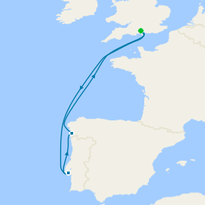 Spain and Portugal from Southampton