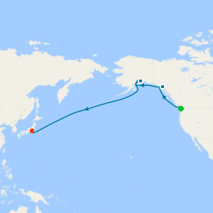 Alaska & North Pacific Crossing from Seattle