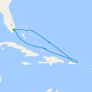 Eastern Caribbean from Miami with Stay