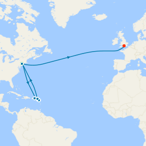 Transatlantic Crossing & Eastern Caribbean from New York