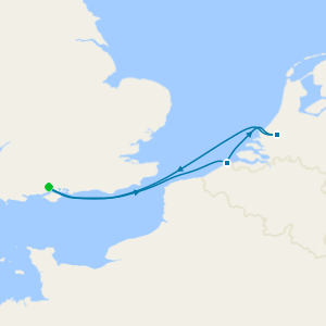Northern Europe from Southampton