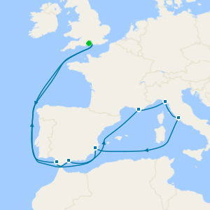 Western Mediterranean from Southampton
