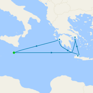 Eastern Mediterranean from Malta