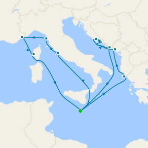 Western Mediterranean from Malta