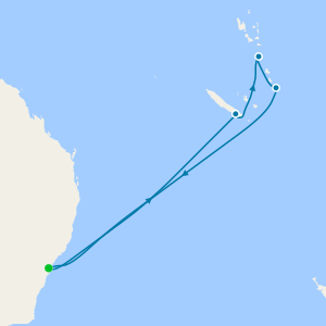 South Pacific from Sydney