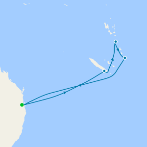 South Pacific from Brisbane