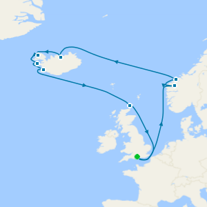 Iceland and Norway cruise from Southampton