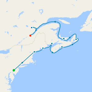 Canada & New England from Philadelphia to Quebec