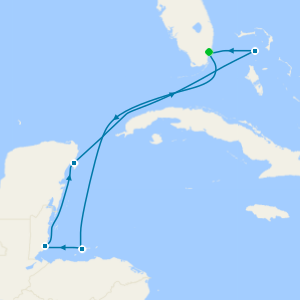 Caribbean with Great Stirrup Cay from Miami