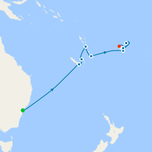 South Pacific from Sydney